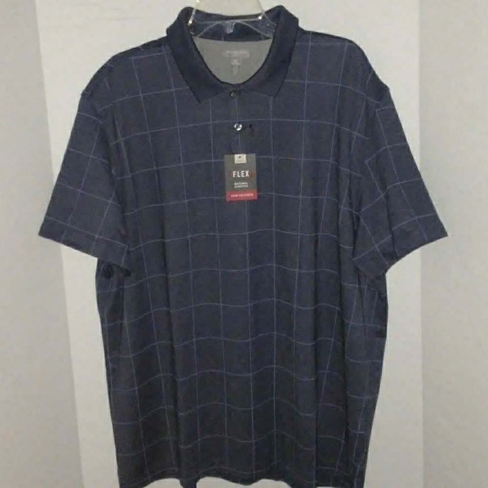 Van Heusen Flex Men's Short Sleeve Polo Shirt XXL